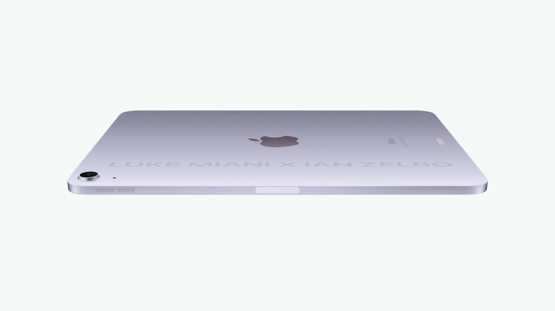 A leaked image of the iPad Air 5 in purple