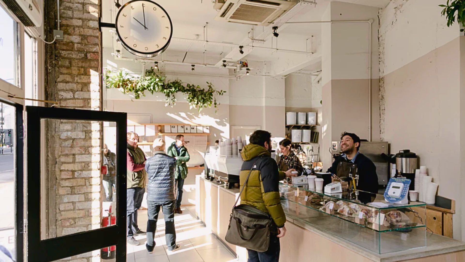 an image of the interior of Rosslyn coffee shop