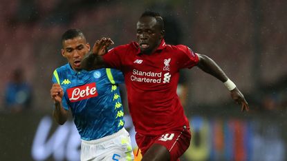 Liverpool striker Sadio Mane is fit to start against Napoli in the Champions League clash at Anfield