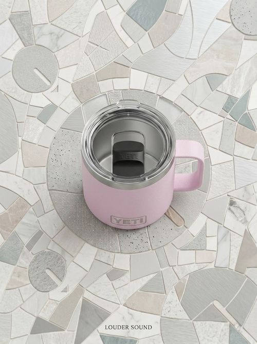 Rambler 14oz ceramic-lined mug with lid