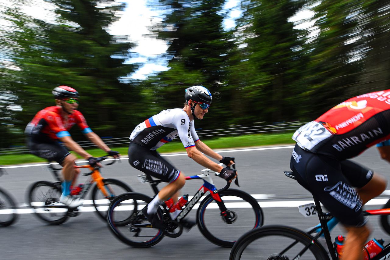 Tour de Pologne 2021 78th Edition 5th stage Chocholow BielskoBiala 1728 km 13082021 Matej Mohoric SLO Bahrain Victorious photo Dario BelingheriBettiniPhoto2021