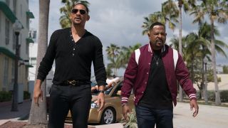 Will Smith and Martin Lawrence walking down street in Bad Boys for Life