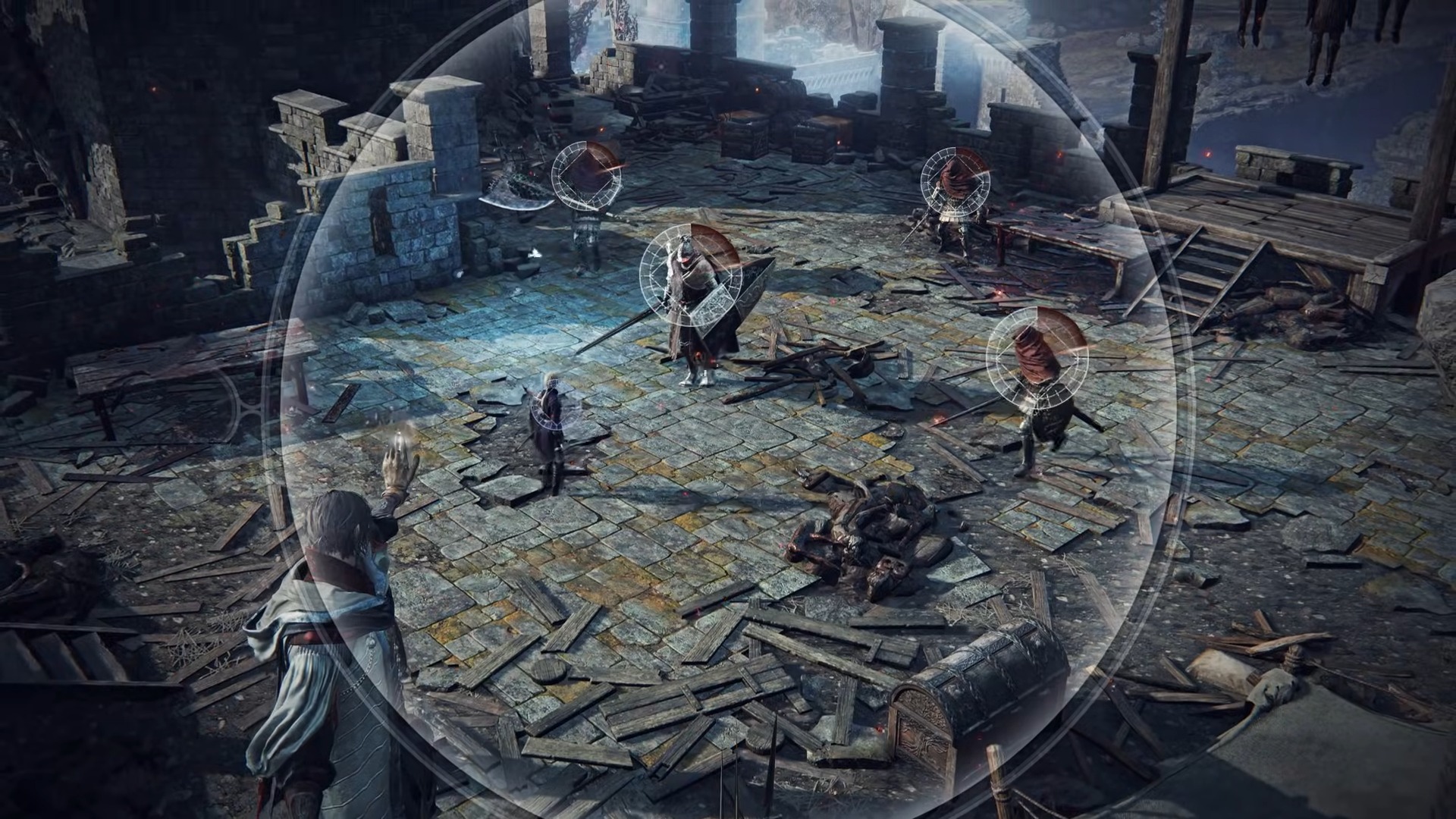 Elden Ring Nightreign Scholar ability marking enemies with Red Ring