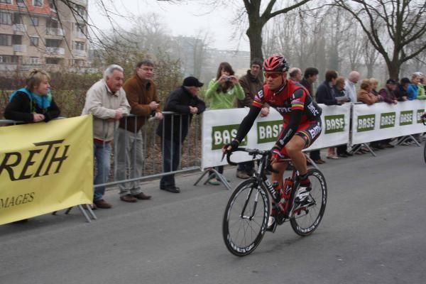 Thor Hushovd (BMC) before the start of Gent-Wevelgem.