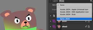 In Affinity Designer 1.5 you can now export for Spine JSON