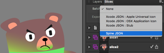 In Affinity Designer 1.5 you can now export for Spine JSON