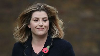 Penny Mordaunt arrives at Downing Street