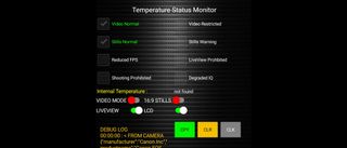 EOSHD's app for the Canon EOS R5 reveals the "artificial software limits" that lockout the camera