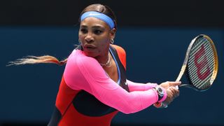 Serena Williams beat Laura Siegemund in the first round of the Australian Open