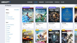Ubisoft+ games library
