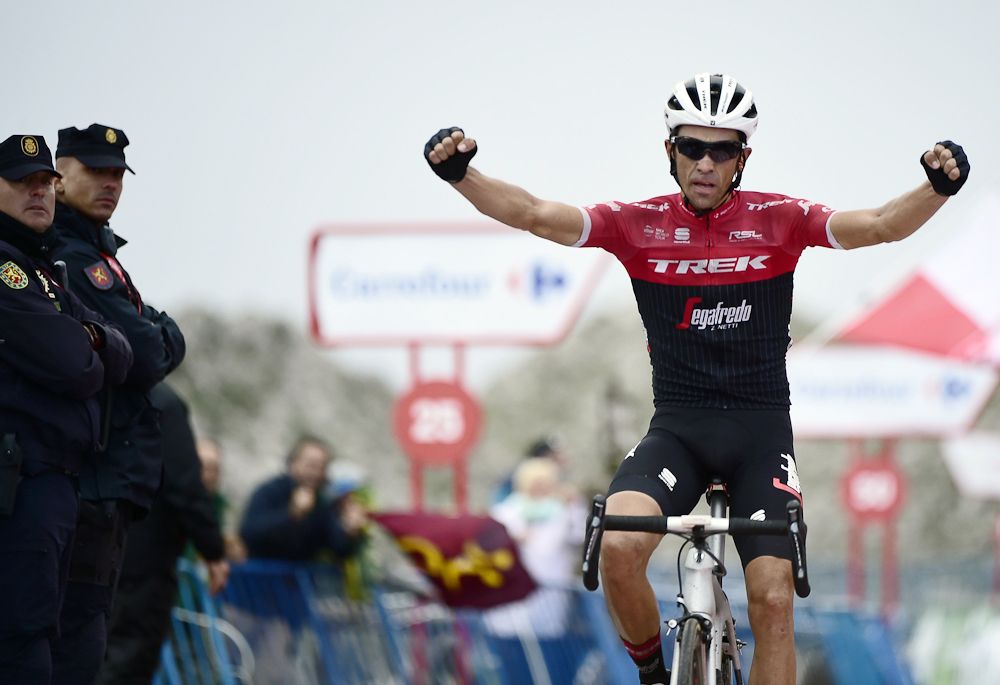 Alberto Contador wins stage 20 at the Vuelta a Espana