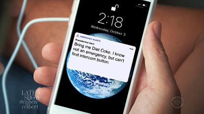 Imaginary Trump text alerts