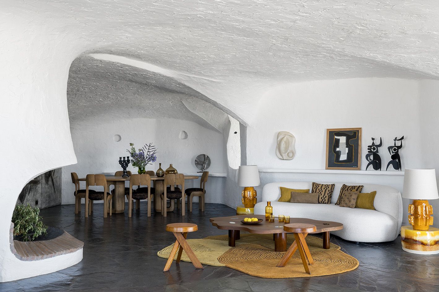 A Jacques Couëlle-designed modernist home near Cannes gets an organic refresh