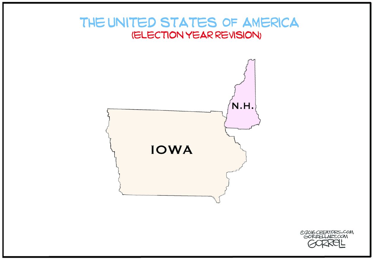 Political Cartoon U.S. Decision 2016