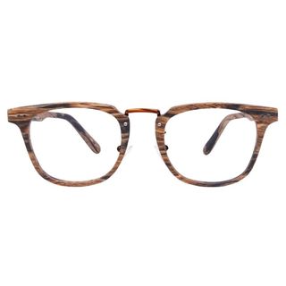 wooden framed glasses