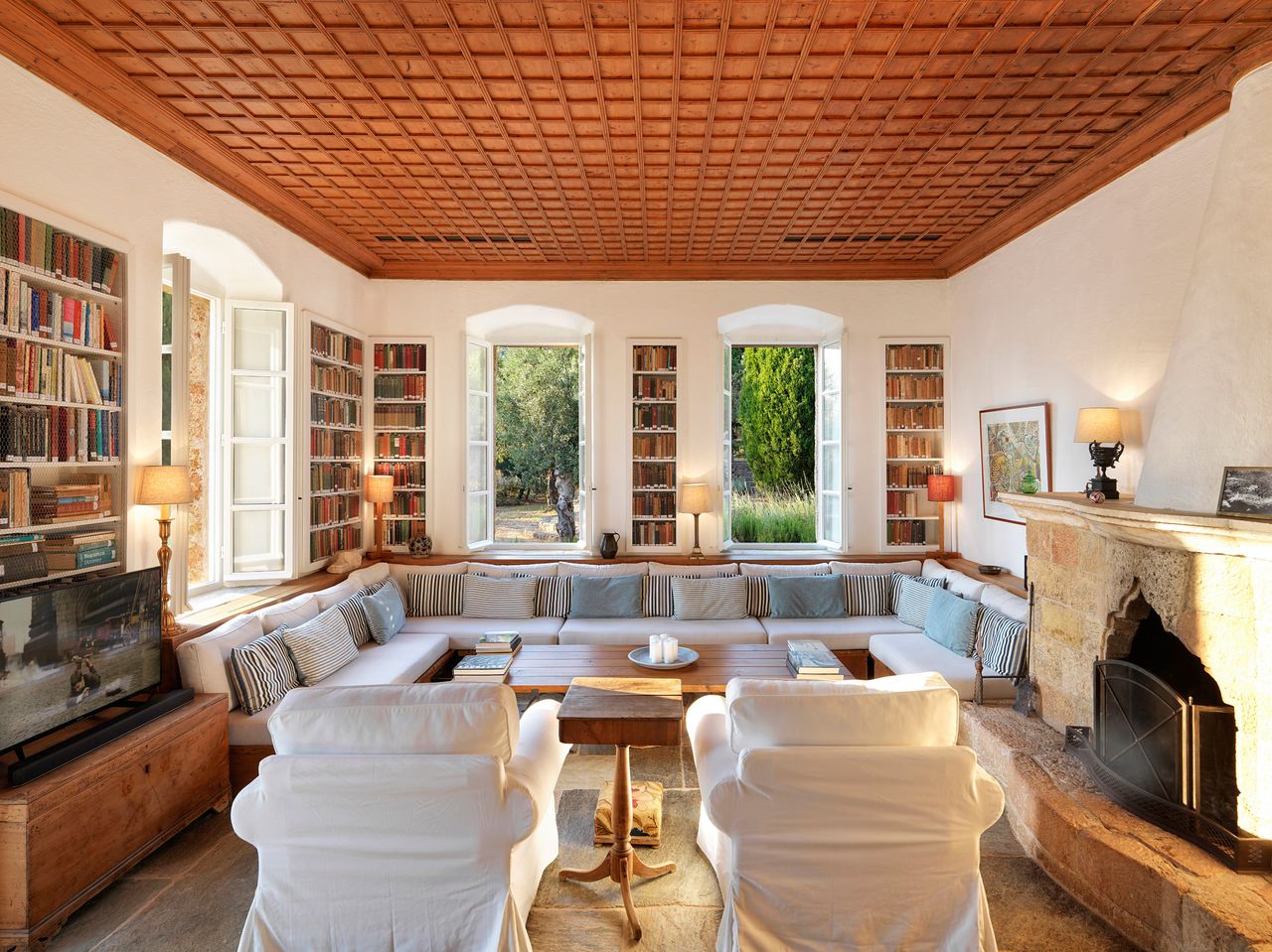 Patrick Leigh Femor's home in Greece