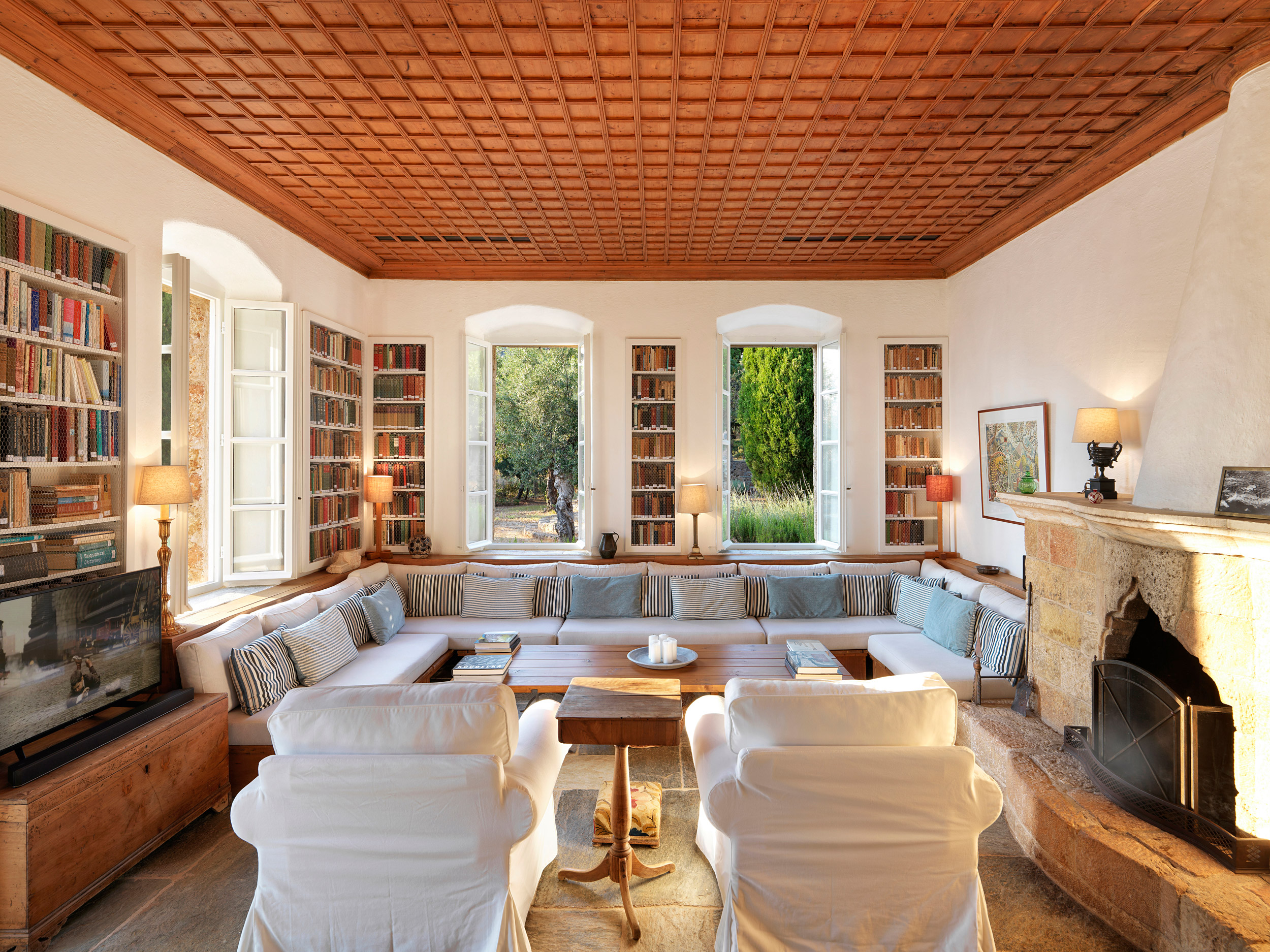 Patrick Leigh Femor's home in Greece
