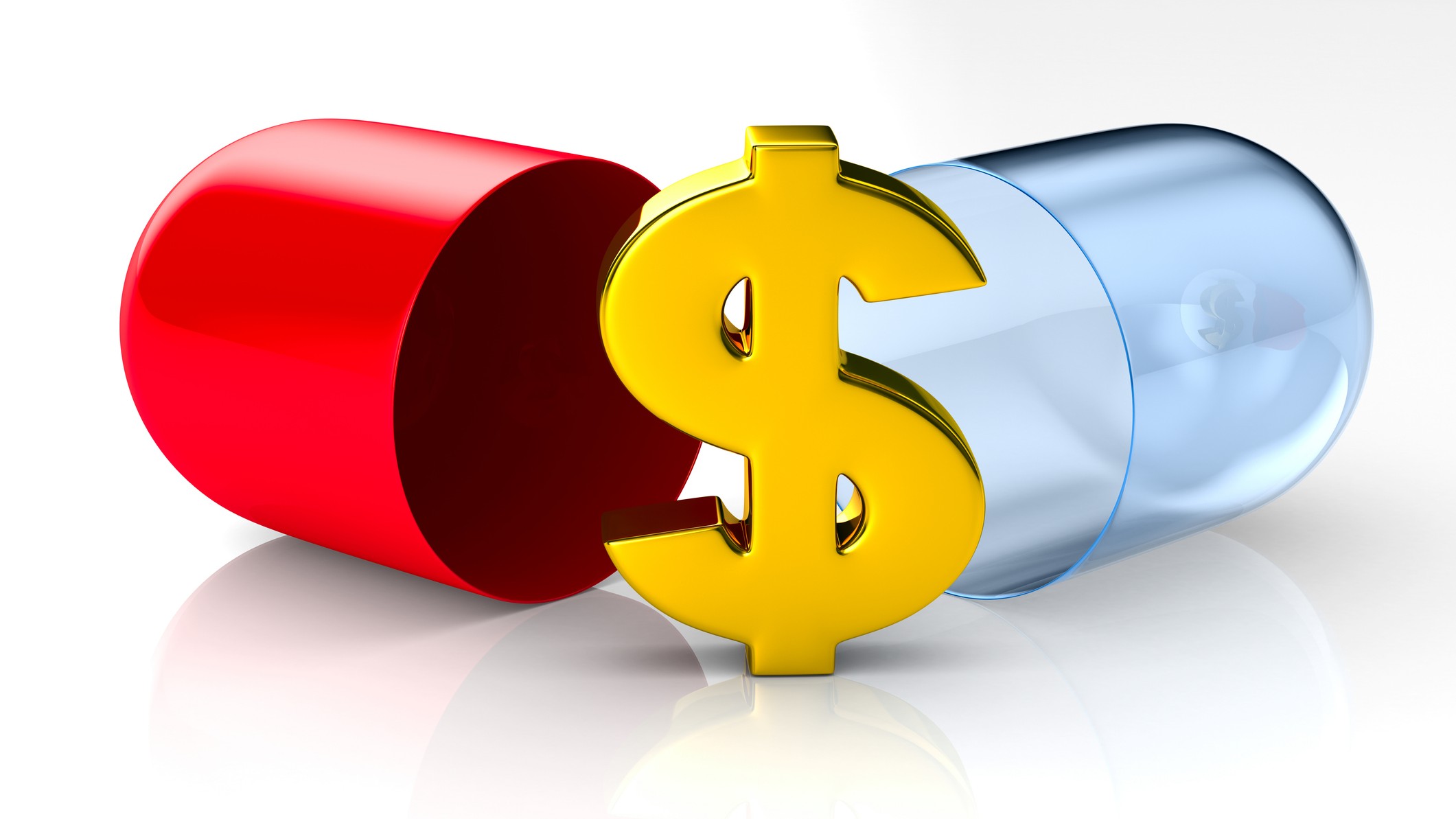 capsule on white background. Isolated 3D illustration