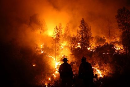 California wildfire.