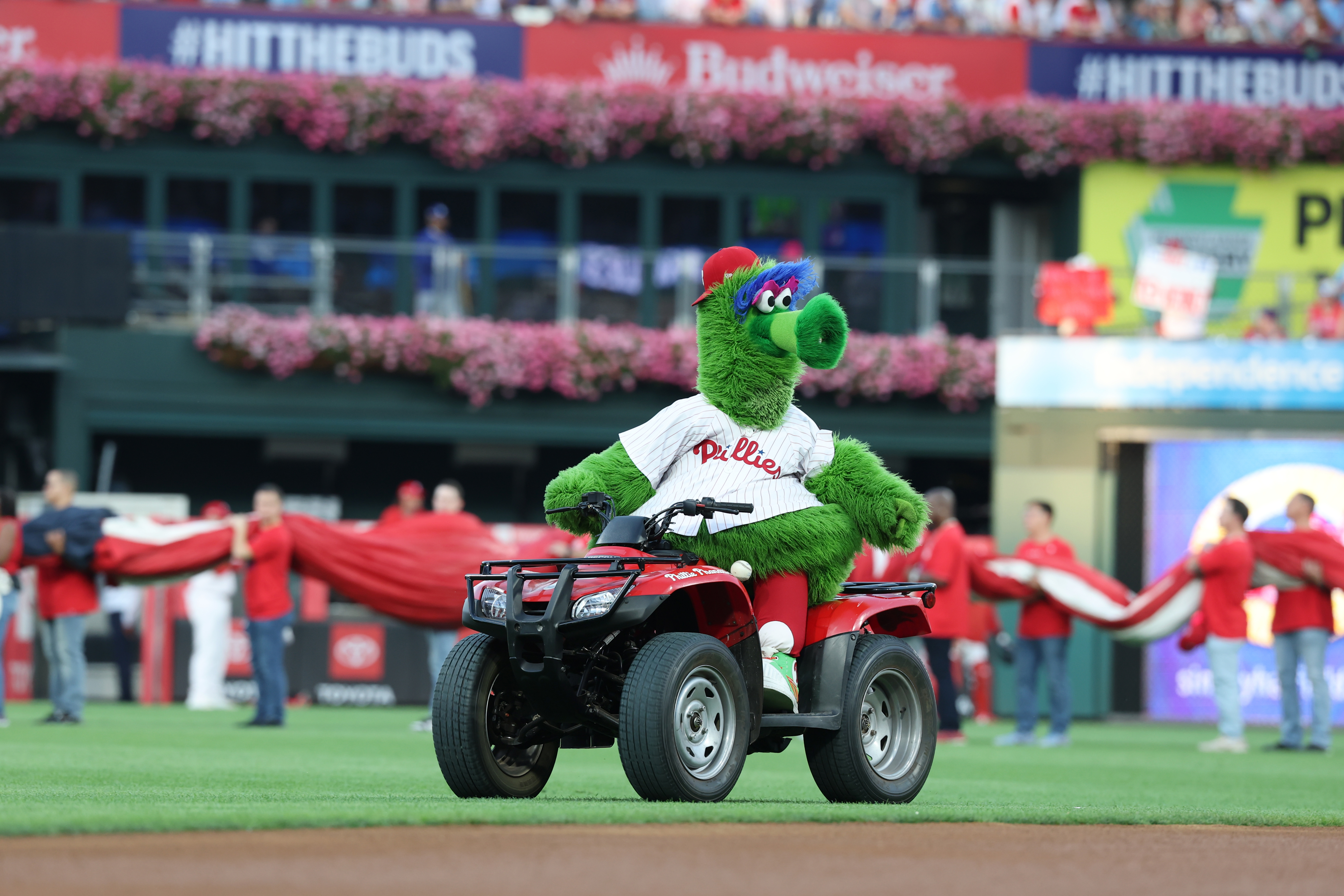 The Phillie Phanatic at Citizens Bank Park