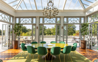 orangery used as dining room