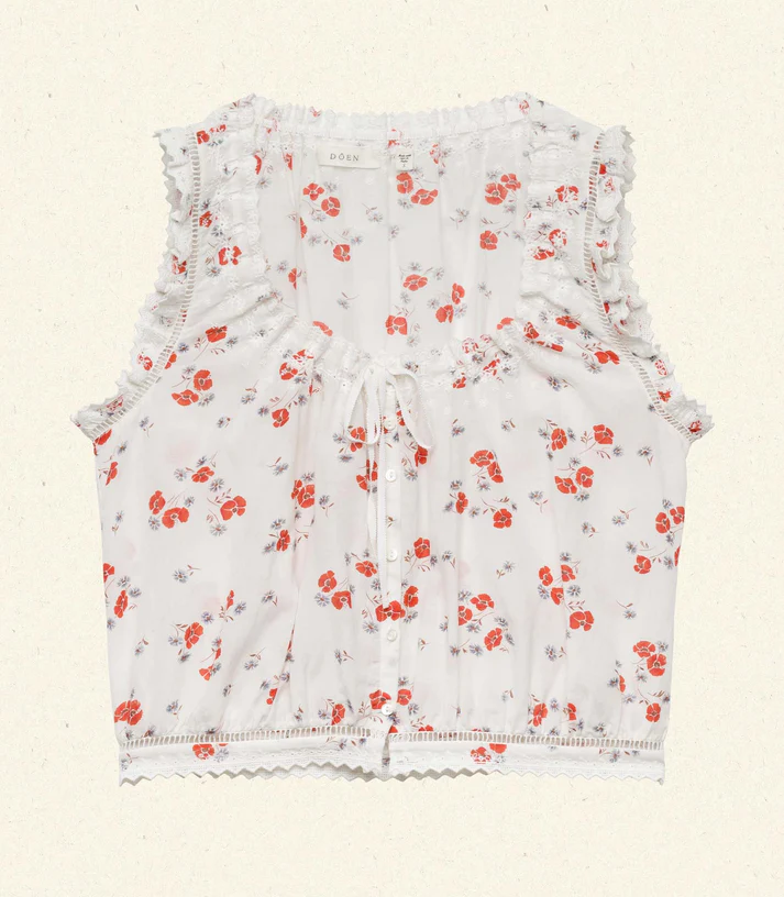 Doen Poppy Field Top