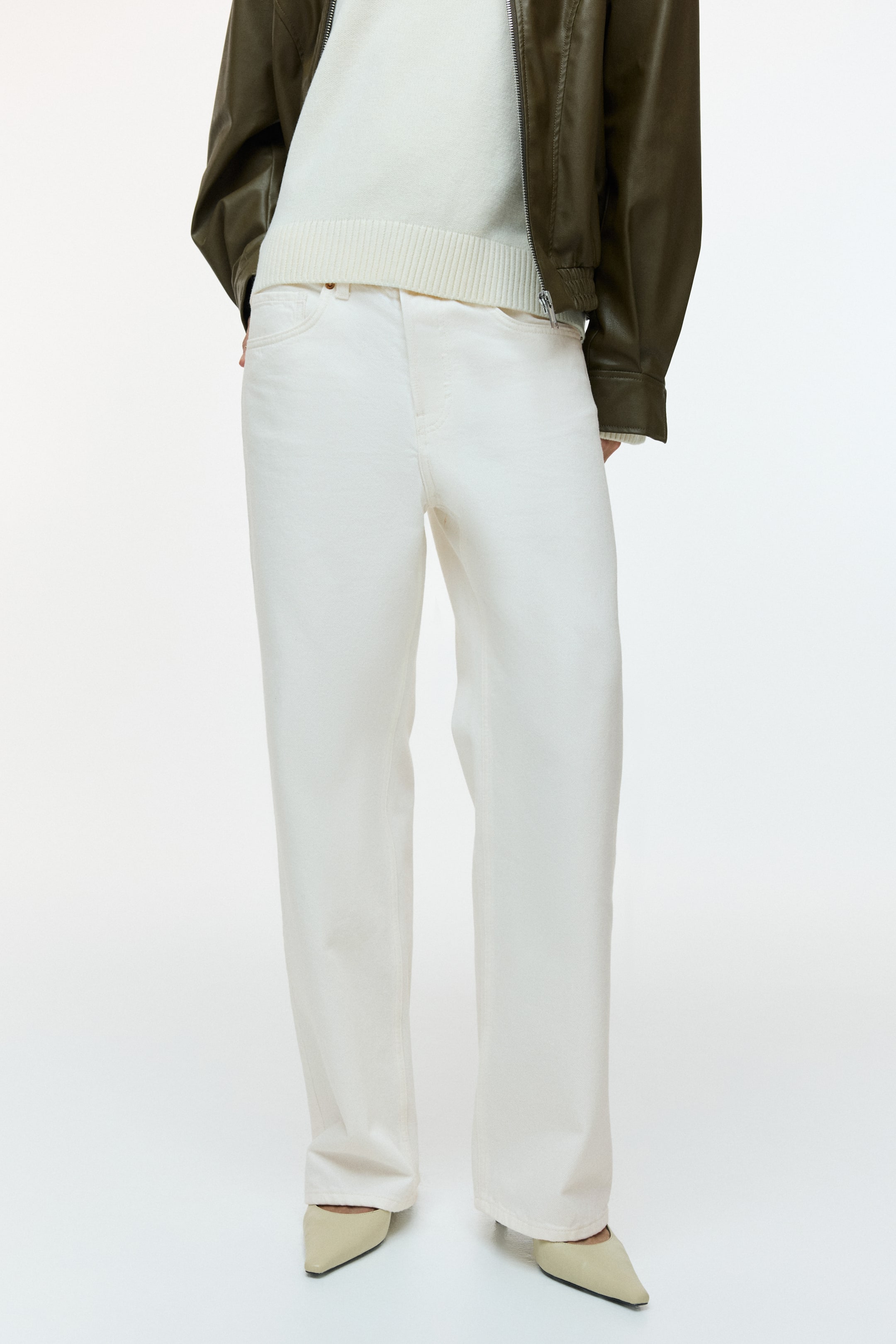 Wide Regular Jeans - Denim Blue