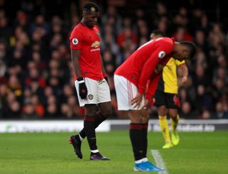 Manchester United were beaten by rock-bottom Watford just before Christmas