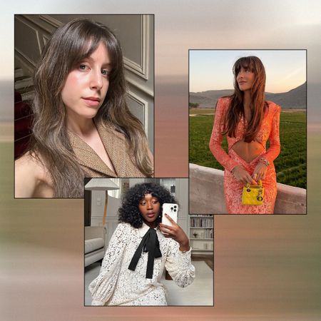 Jamie Schneider, Emmanuelle Koffi, and Julie Sergent Ferreri with blunt haircuts 