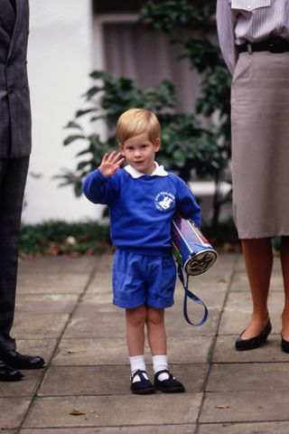 Prince Harry first day of nursery school