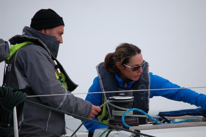 GB team member taight the staff the secrets of sailing