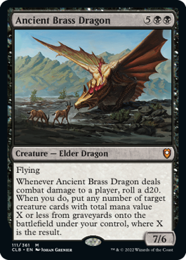 Magic: the Gathering Battle for Baldur's Gate - Old Mechanics Cards