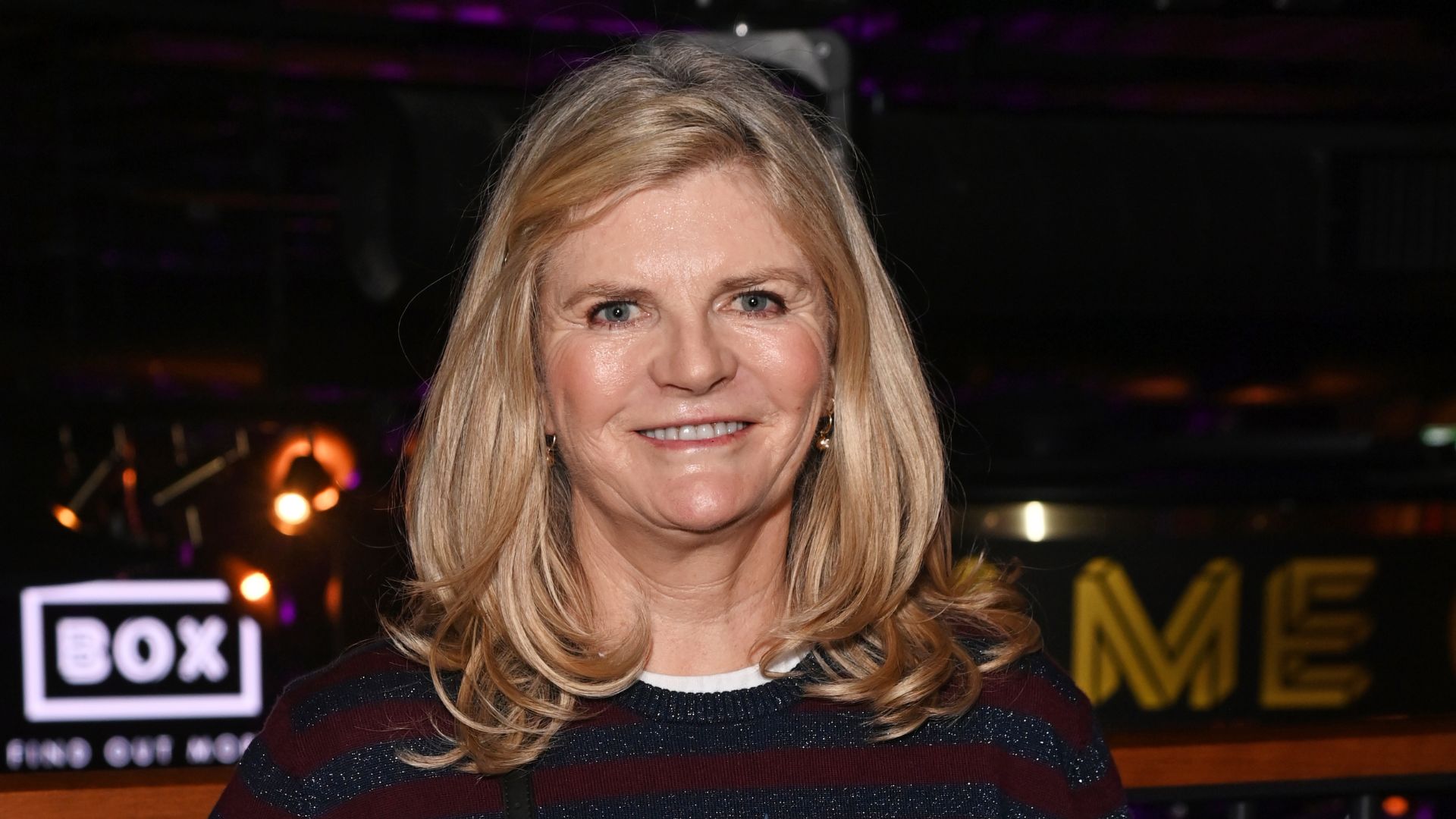 Susannah Constantine attends the BOX Piccadilly VIP launch party on October 23, 2025