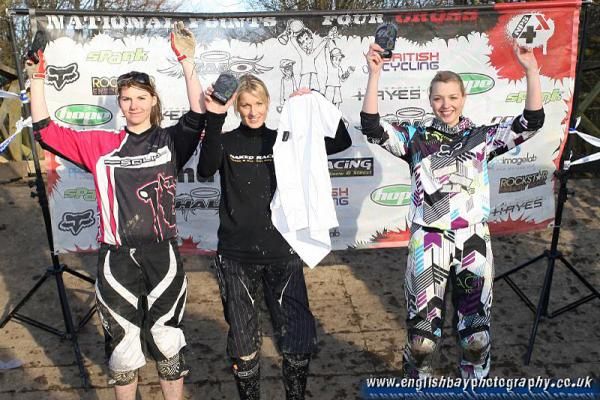 Women's podium