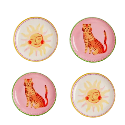 Next pink tapas plates