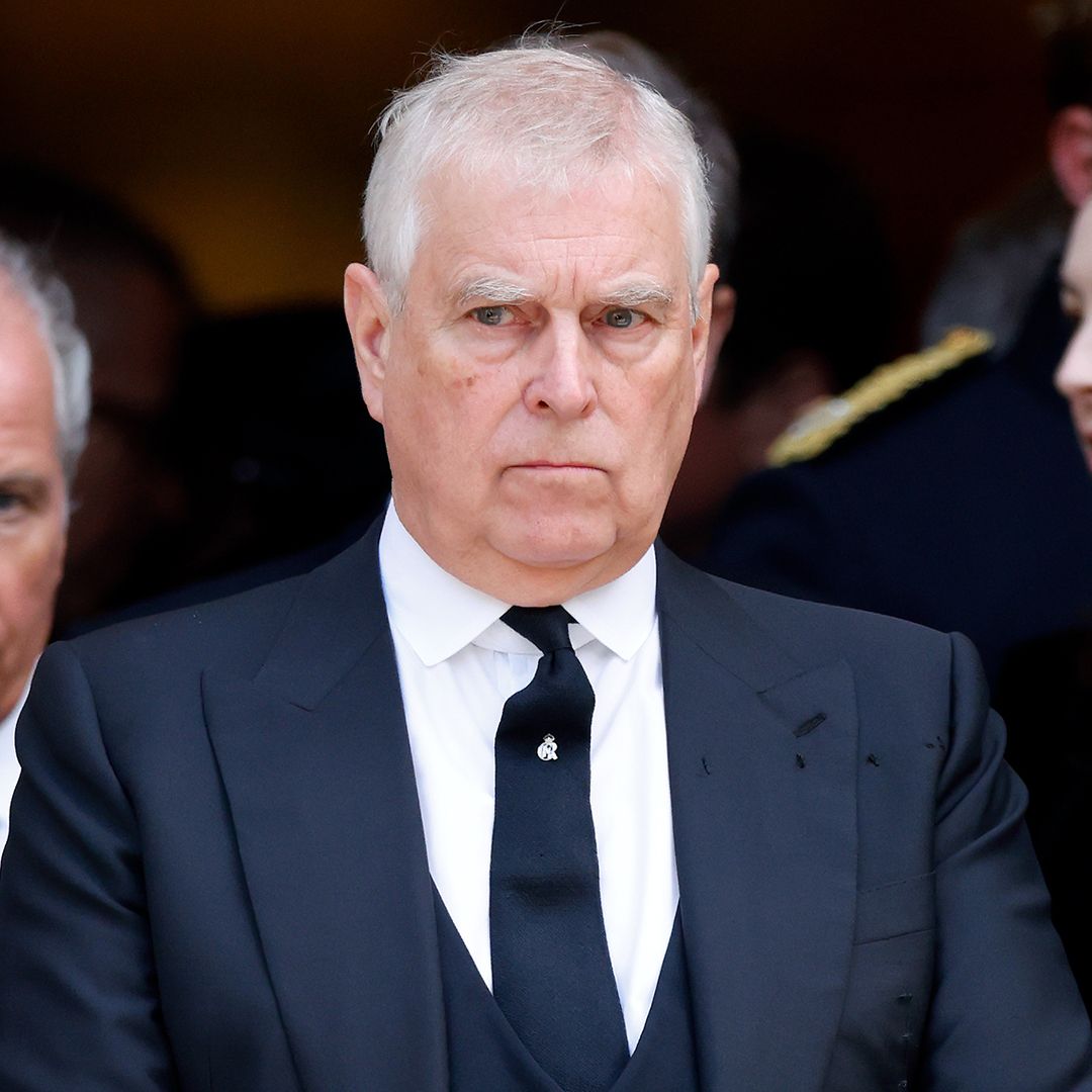 LONDON, UNITED KINGDOM - SEPTEMBER 16: (EMBARGOED FOR PUBLICATION IN UK NEWSPAPERS UNTIL 24 HOURS AFTER CREATE DATE AND TIME) Prince Andrew, Duke of York attends Katharine, Duchess of Kent&#039;s Requiem Mass service at Westminster Cathedral on September 16, 2025 in London, England. Katharine, Duchess of Kent was married to Prince Edward, Duke of Kent, a first cousin of Queen Elizabeth II. She died on September 4 at the age of 92 at Kensington Palace surrounded by her family. Having converted to Catholicism in 1994, her funeral takes place at Westminster Cathedral and is the first Catholic funeral to be held for a member of the royal family in modern British history. Her Royal Highness will be laid to rest at the Royal Burial Ground at Frogmore, Windsor. (Photo by Max Mumby/Indigo/Getty Images)