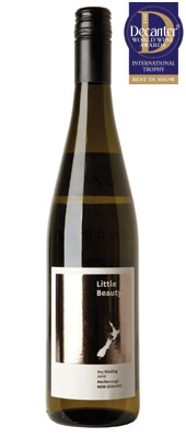 DWWA 2013 International Trophies, Little Beauty Dry Riesling Marlborough New Zealand 2010