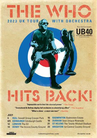 The Who tour poster