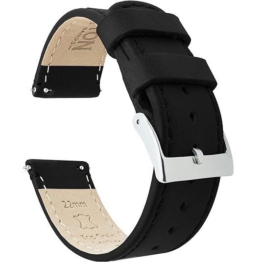 Barton Quick Release Top Grain Leather Watch Band
