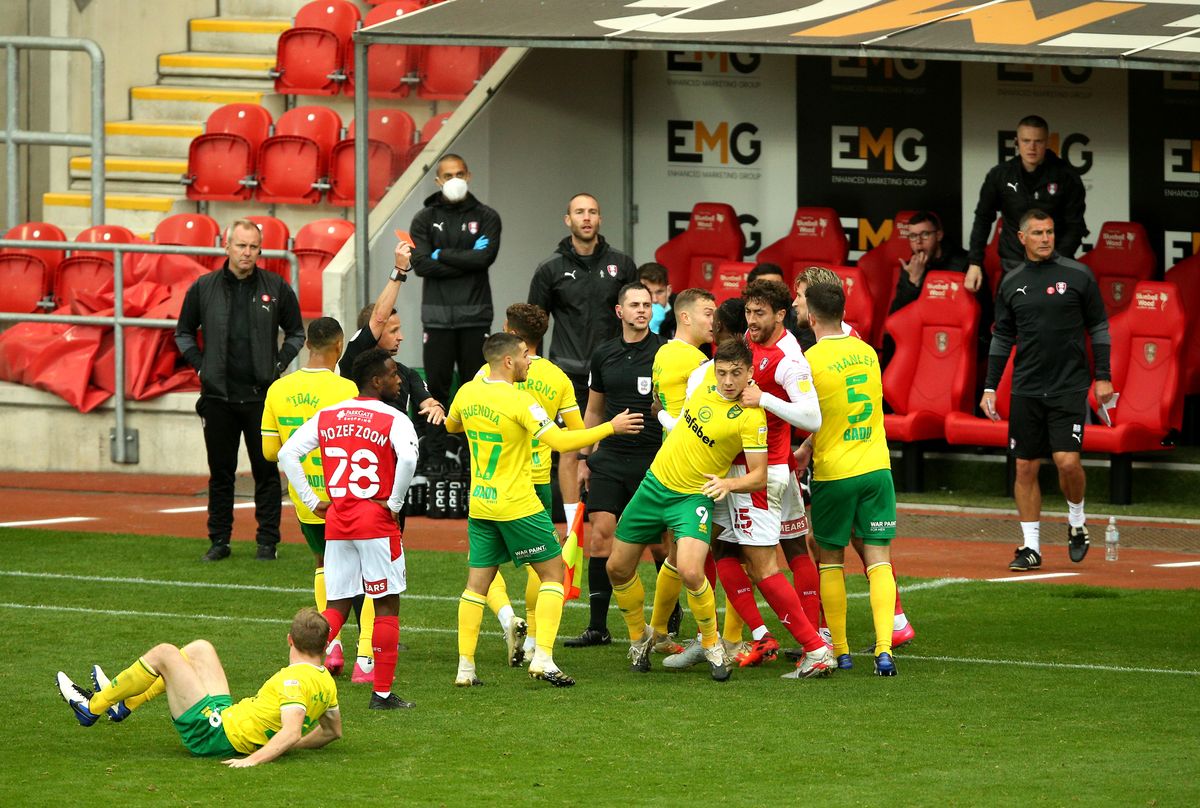 Rotherham United v Norwich City – Sky Bet Championship – AESSEAL New York Stadium