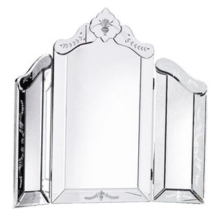 Venetian Dressing Table Mirror with bevelled edges around a tri-fold design