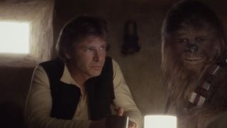 Han telling Obi-Wan about the Kessel Run in A New Hope