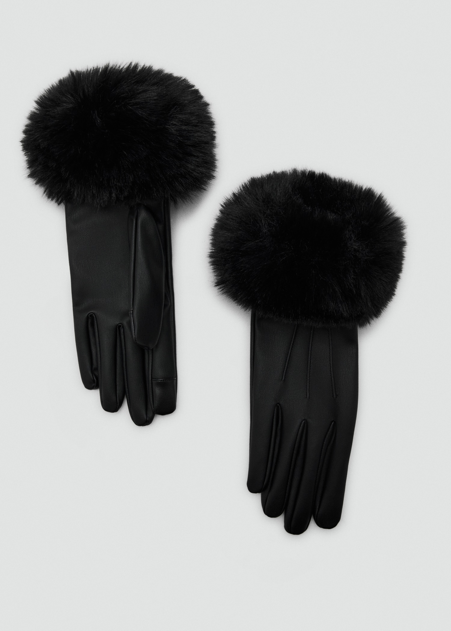 Combined Hair Gloves - Women | Mango Usa
