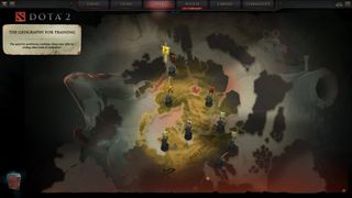 An image of the old, discontinued Dota 2 tutorial.