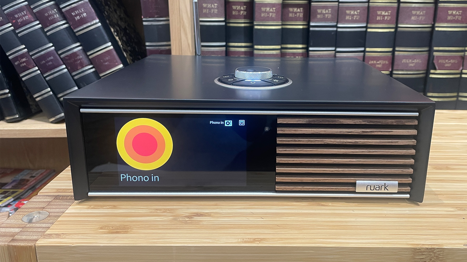 Ruark R610 streaming amplifier in test room