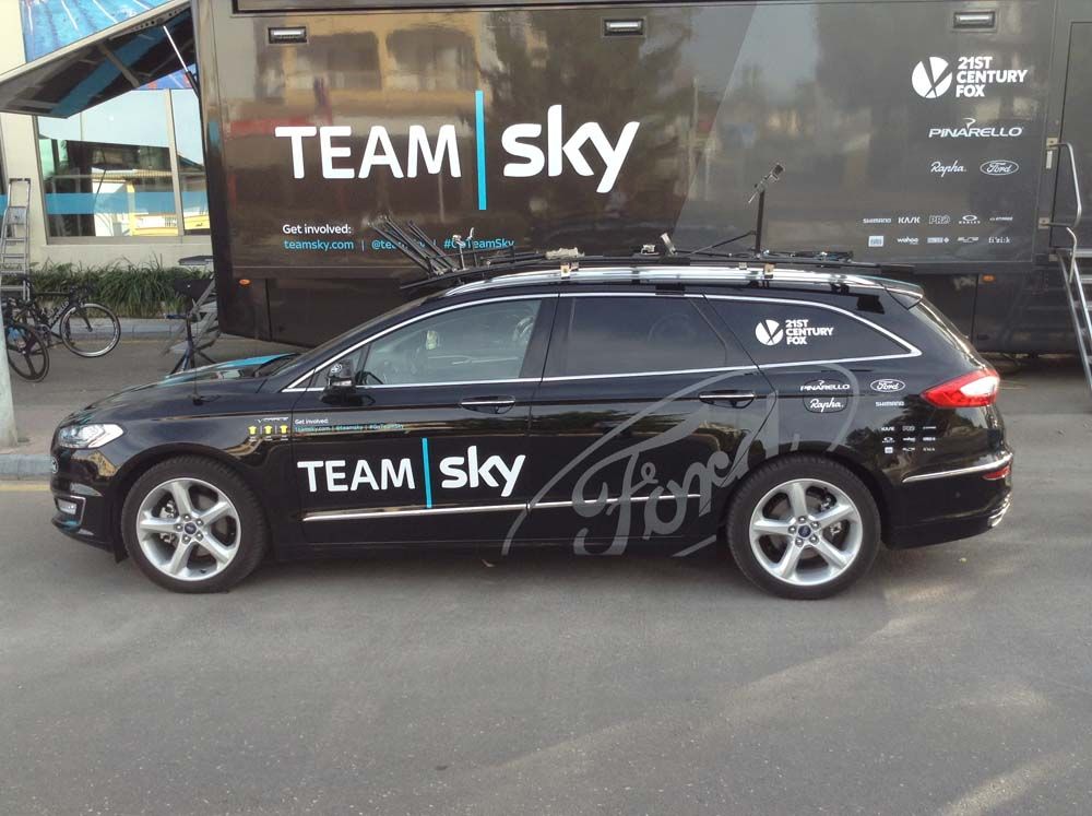 Team Sky has Ford vehicles for 2016 after parting ways with Jaguar