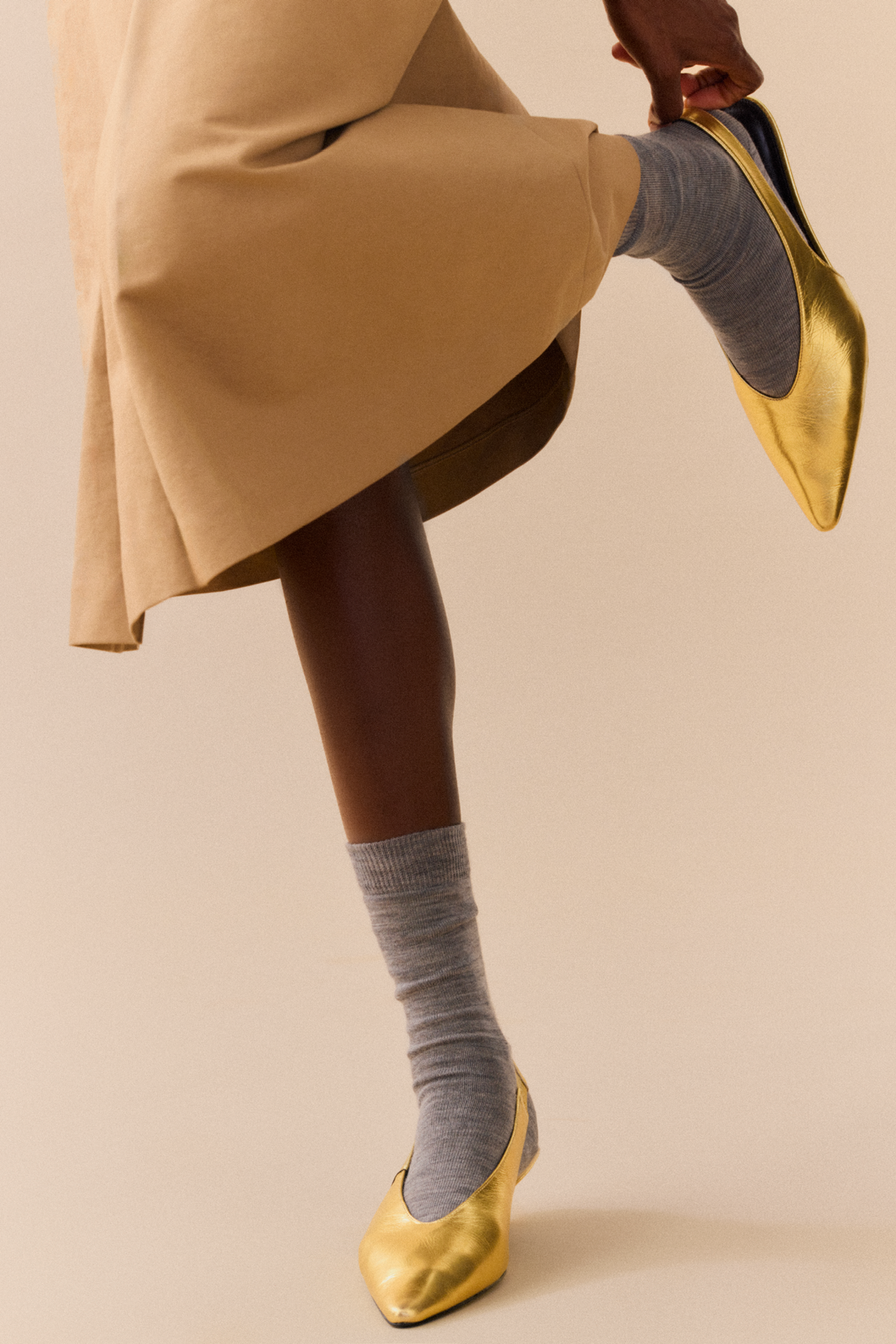 Correct Grey Merino Socks &mdash; Small (uk 4-7)