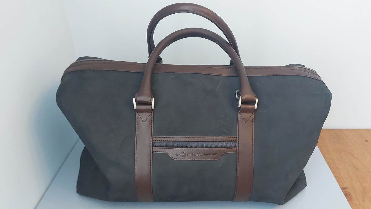 Carl Friedrik x Hackett London Compact Weekender