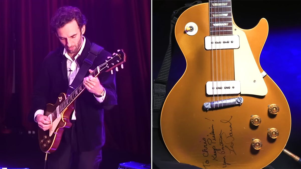 Julian Lage recalls the time Spinal Tap’s Christopher Guest gifted him a 1955 Gibson Les Paul – which was signed by Les Paul himself