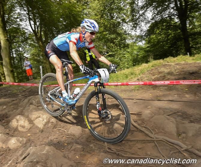 Catharine Pendrel (Canada) took over the lead on lap one and never relinquished it